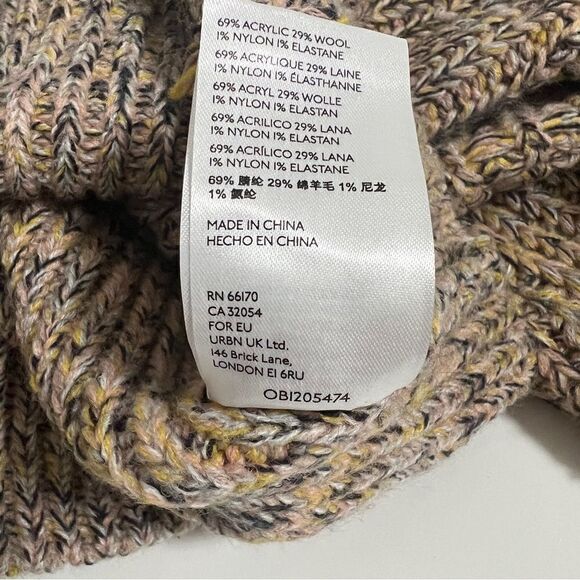Anthropologie Pilcro & The Letterpress Marika V Neck Slimming Sweater XS Neutral - Picture 11 of 13